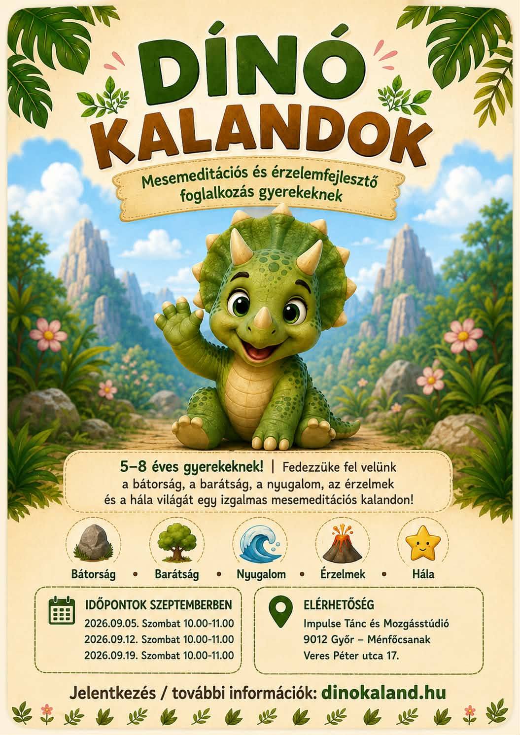 Dínó Kalandok foglalkozás